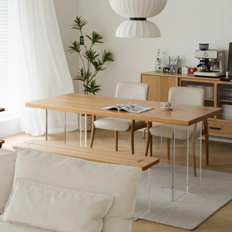 Tables - Tavolo Sospeso in Legno Massello e