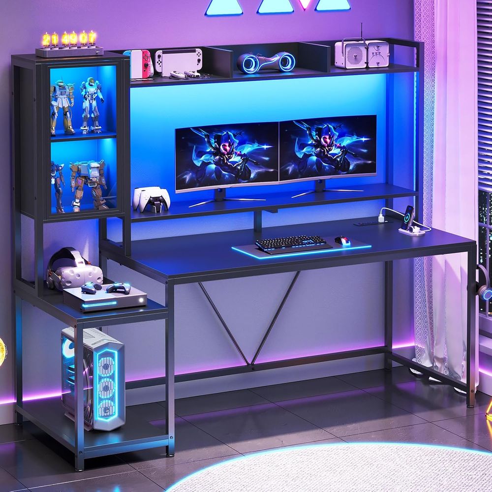 Storage - Scrivania da Gaming 60'' con Spazio