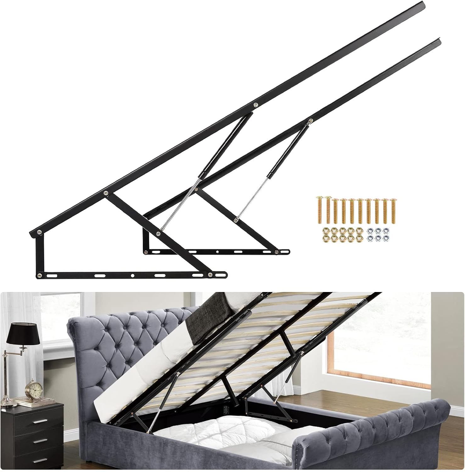 Gas Lift Storage Bed Hydraulic - Meccanismo di Sollevamento Letto da 4,6
