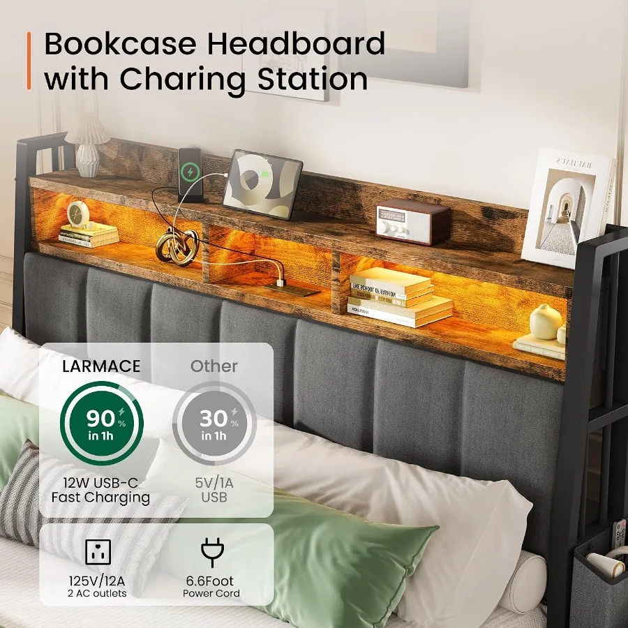 Struttura per letto matrimonia - King Size Bed Frame With Storage Drawers recensione e prezzo