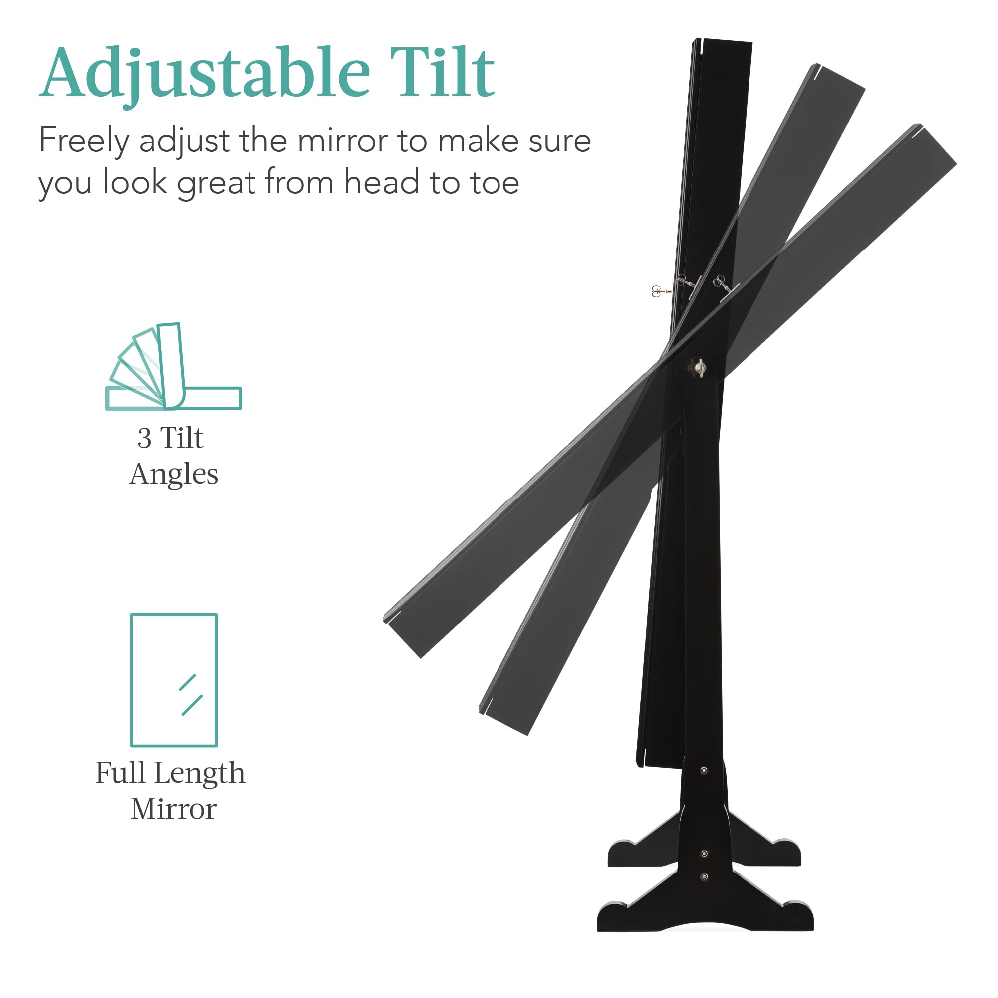 Mobile portaoggetti per gioiel - Full Length Mirror Jewelry Armoire recensione e prezzo