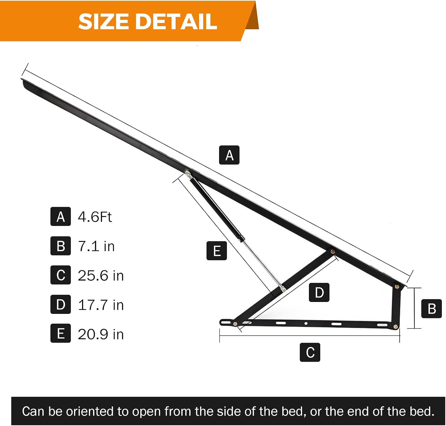 Meccanismo di Sollevamento Let - Gas Lift Storage Bed Hydraulic recensione e prezzo