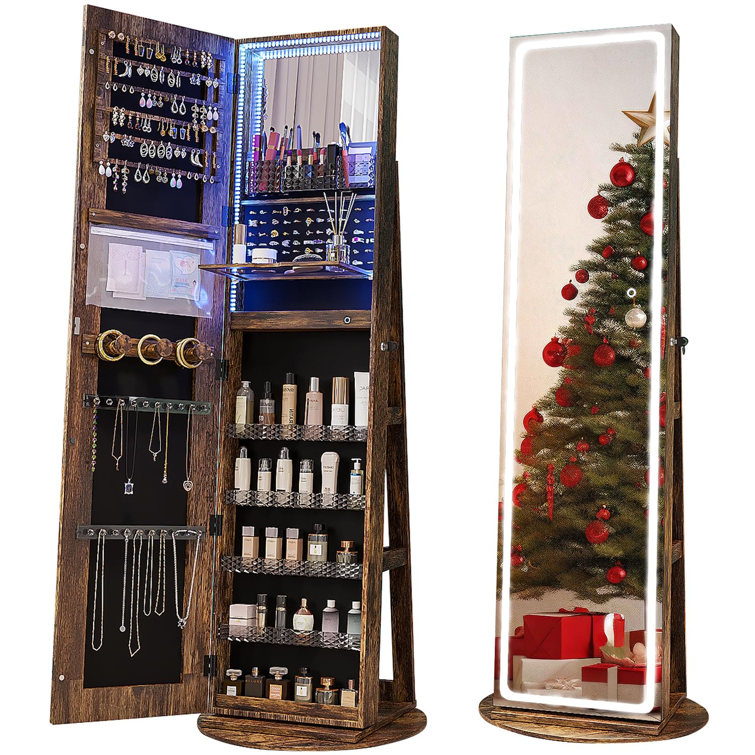 Armadio Portagioie con Specchi - Full Length Mirror Jewelry Armoire recensione e prezzo