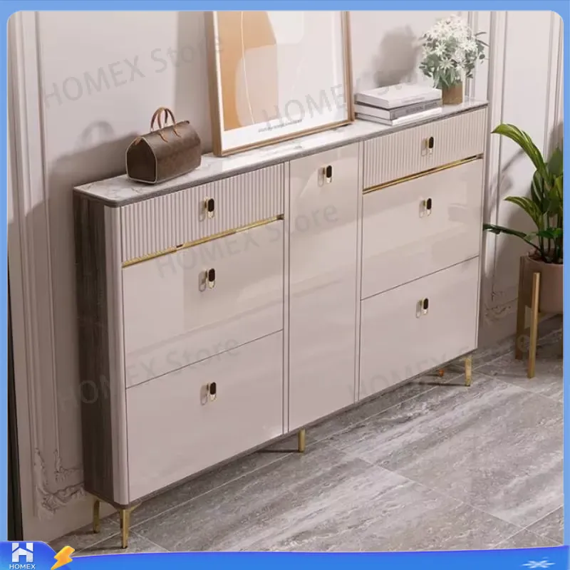 Scarpiera impermeabile con sga - Shoe Rack Cabinet Narrow Entryway recensione e prezzo